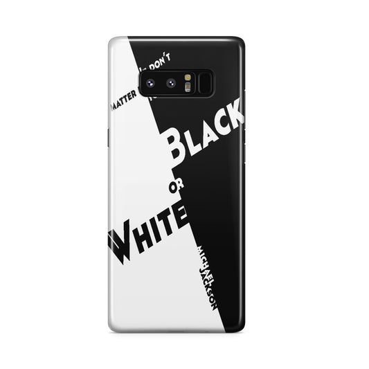 Black Or White Michael Jackson Galaxy Note 8 Case