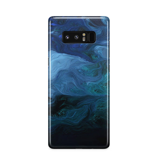 Blue Abstract Art Galaxy Note 8 Case