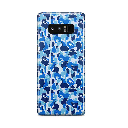 Blue Camo Galaxy Note 8 Case