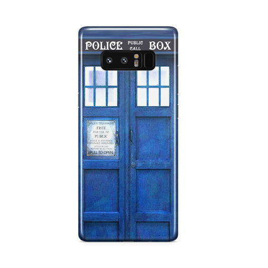 Blue Police Call Box Galaxy Note 8 Case