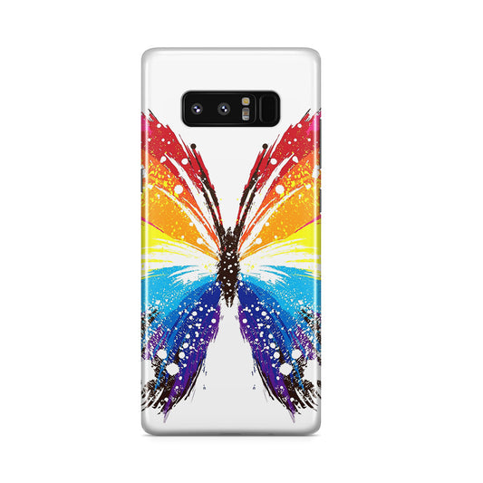 Butterfly Abstract Colorful Galaxy Note 8 Case