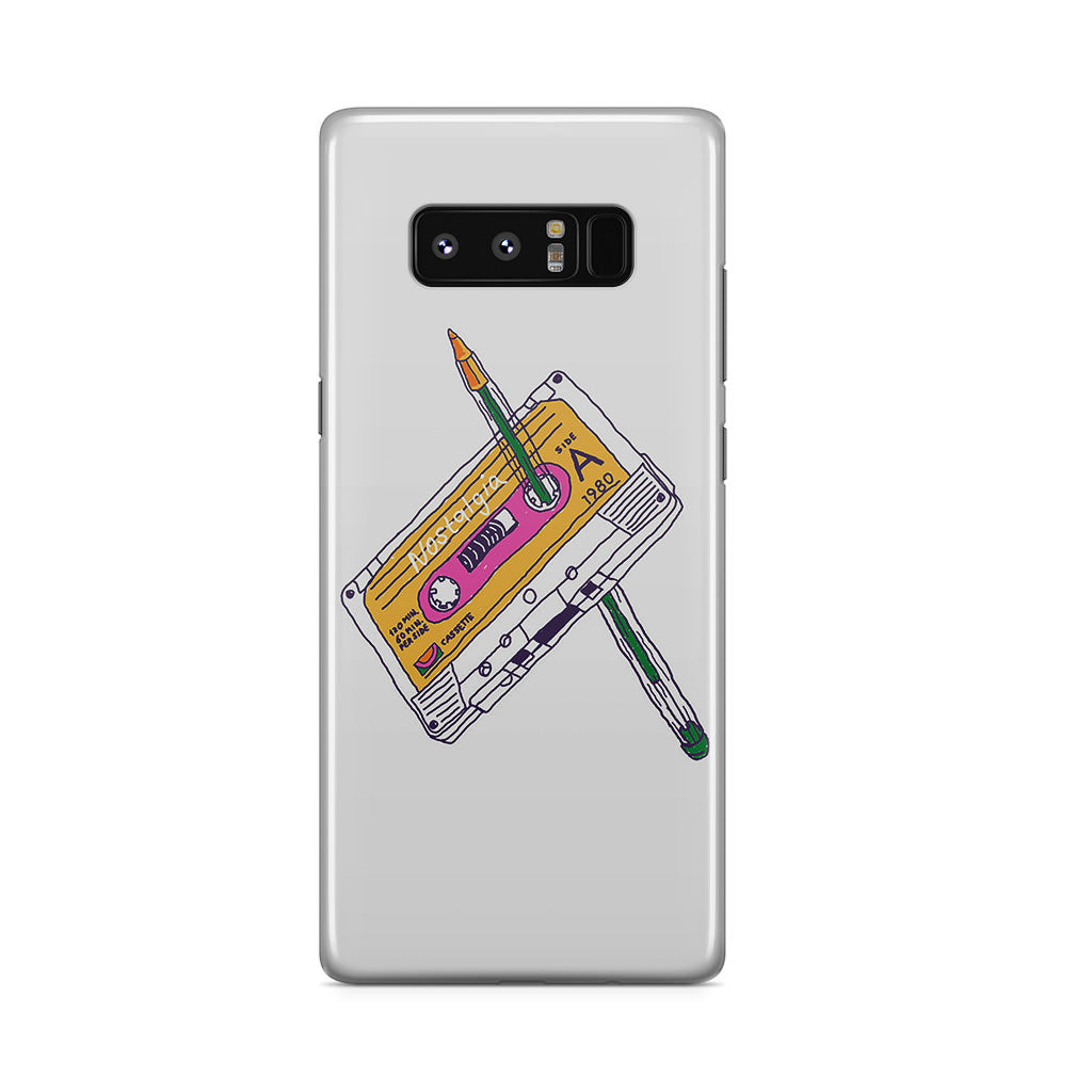 Cassete Tape Old Galaxy Note 8 Case