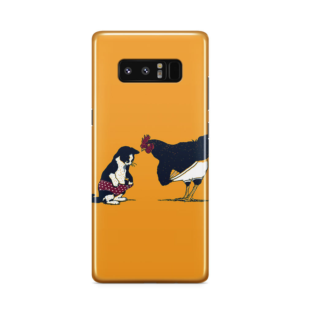 Cat Chicken Yellow Underwear Cute Galaxy Note 8 Case