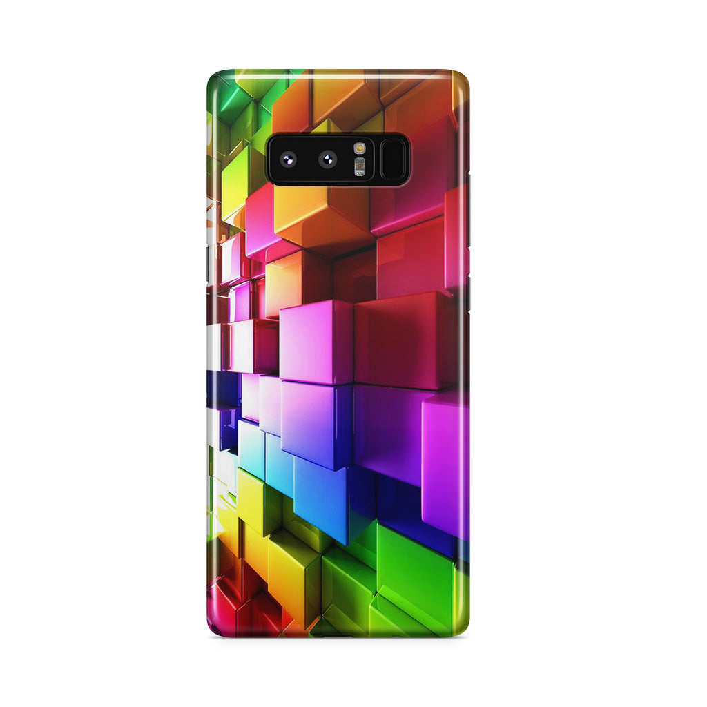 Colorful Cubes Galaxy Note 8 Case