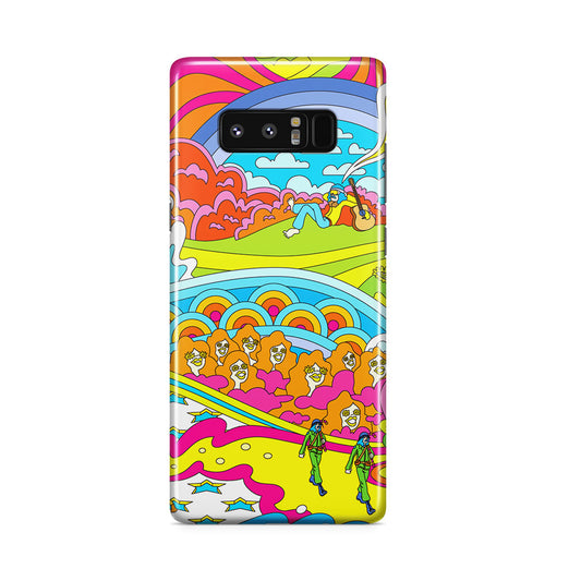 Colorful Doodle Galaxy Note 8 Case