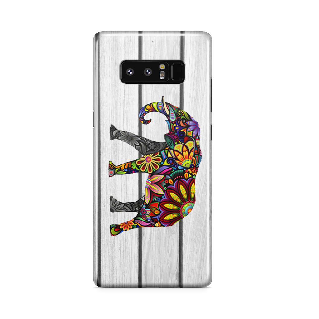 Colorful Elephant Flower Galaxy Note 8 Case