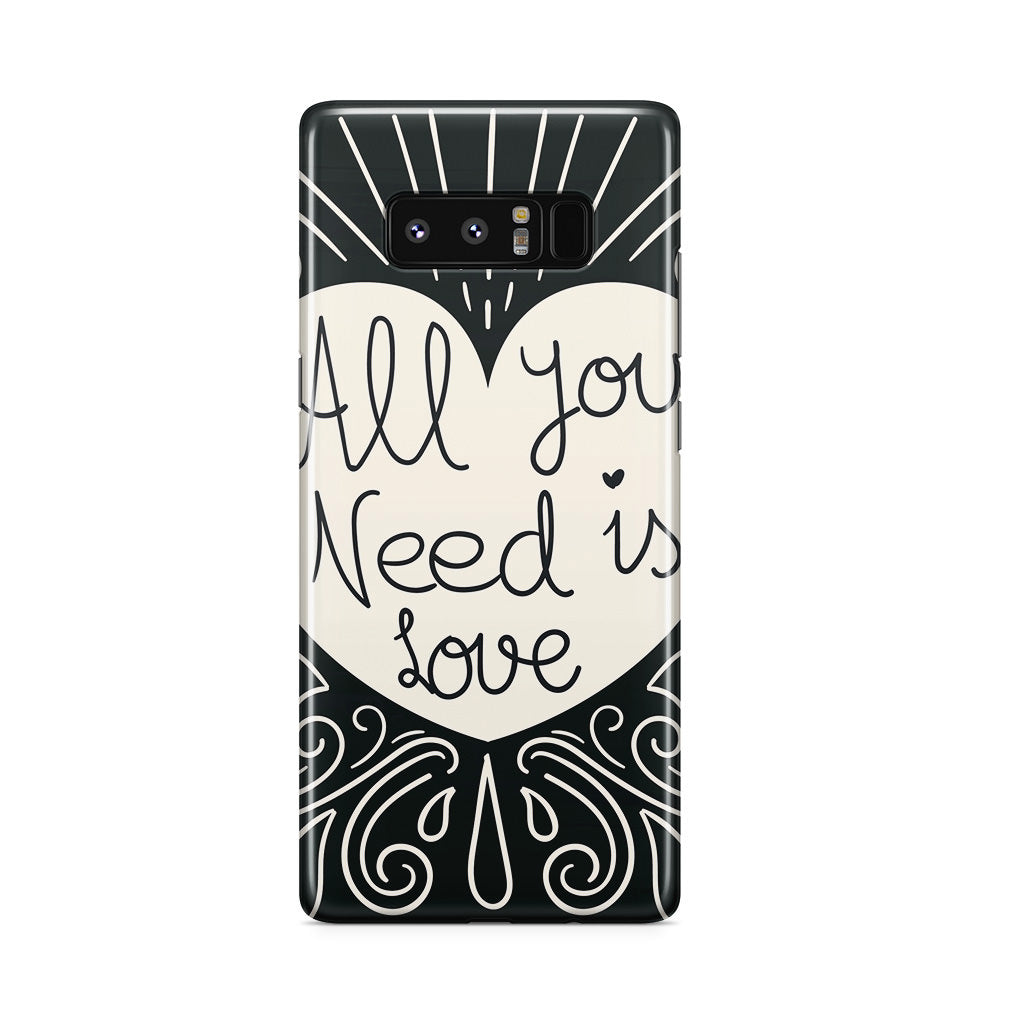 Drawn Love Galaxy Note 8 Case