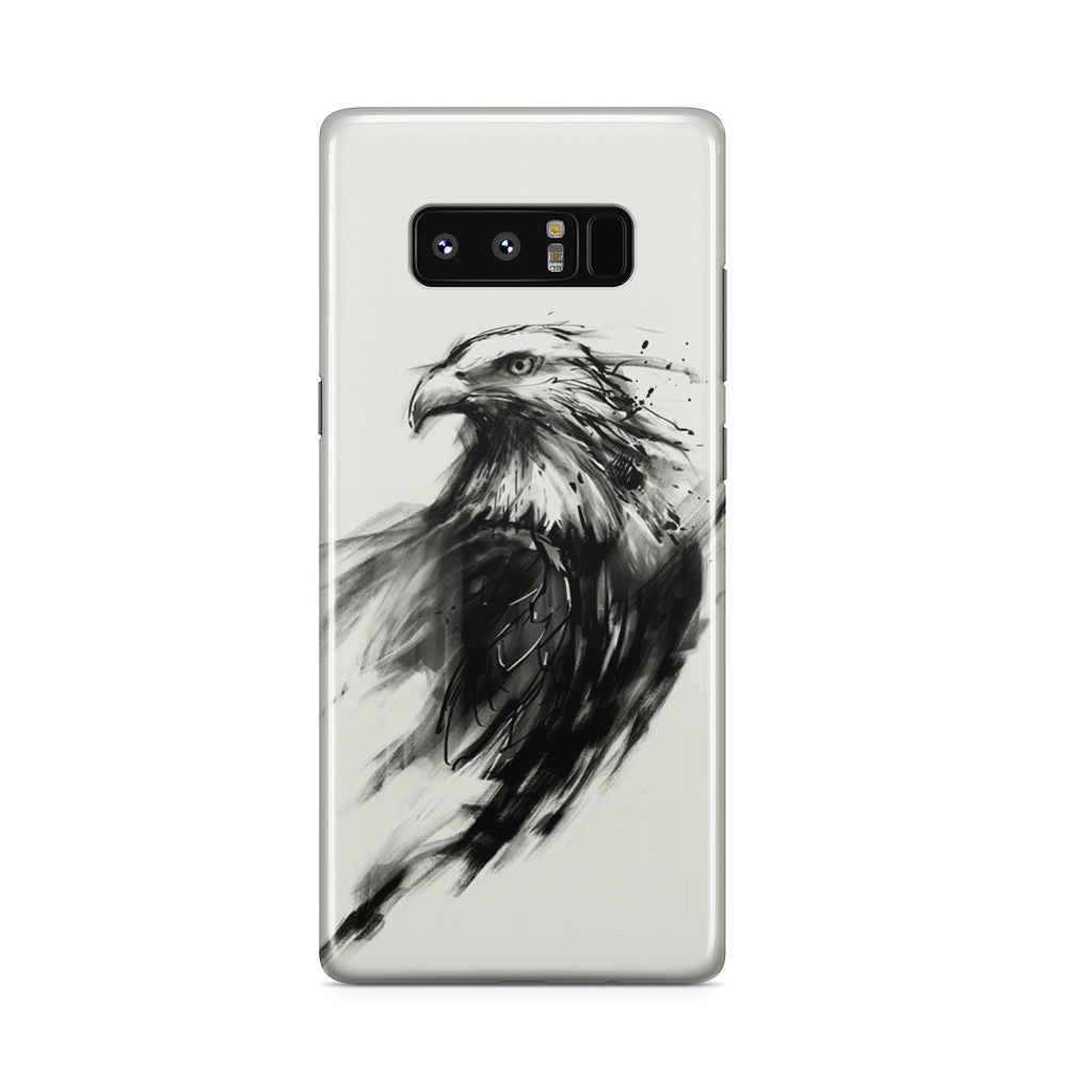 Eagle Art Black Ink Galaxy Note 8 Case