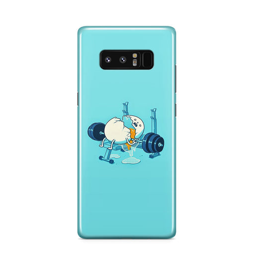 Egg Accident Workout Galaxy Note 8 Case