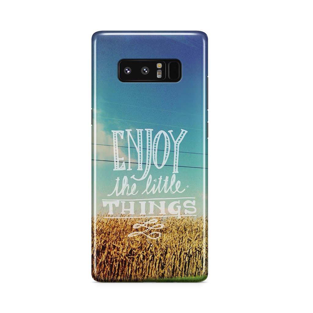 Enjoy The Little Things Galaxy Note 8 Case