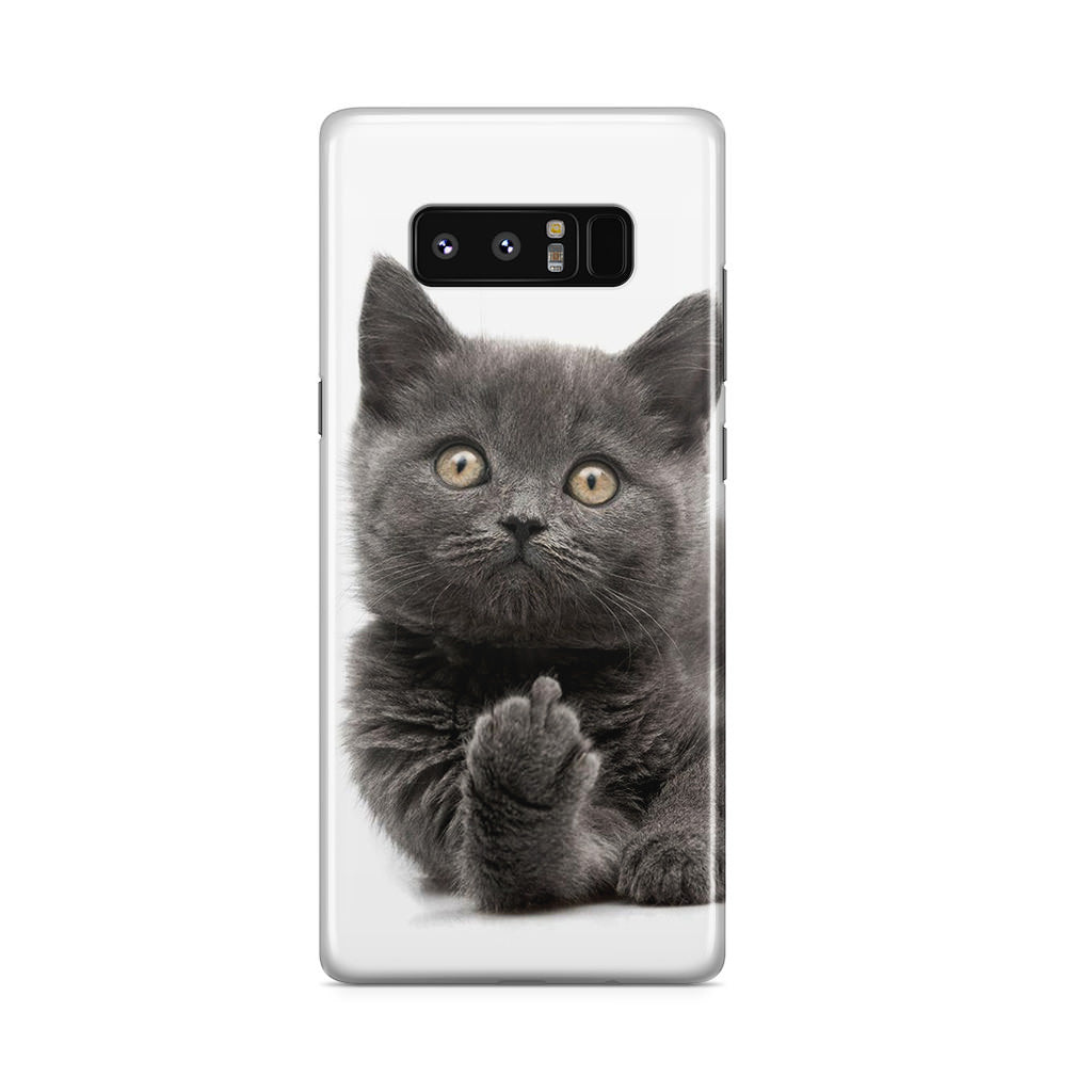 Finger British Shorthair Cat Galaxy Note 8 Case