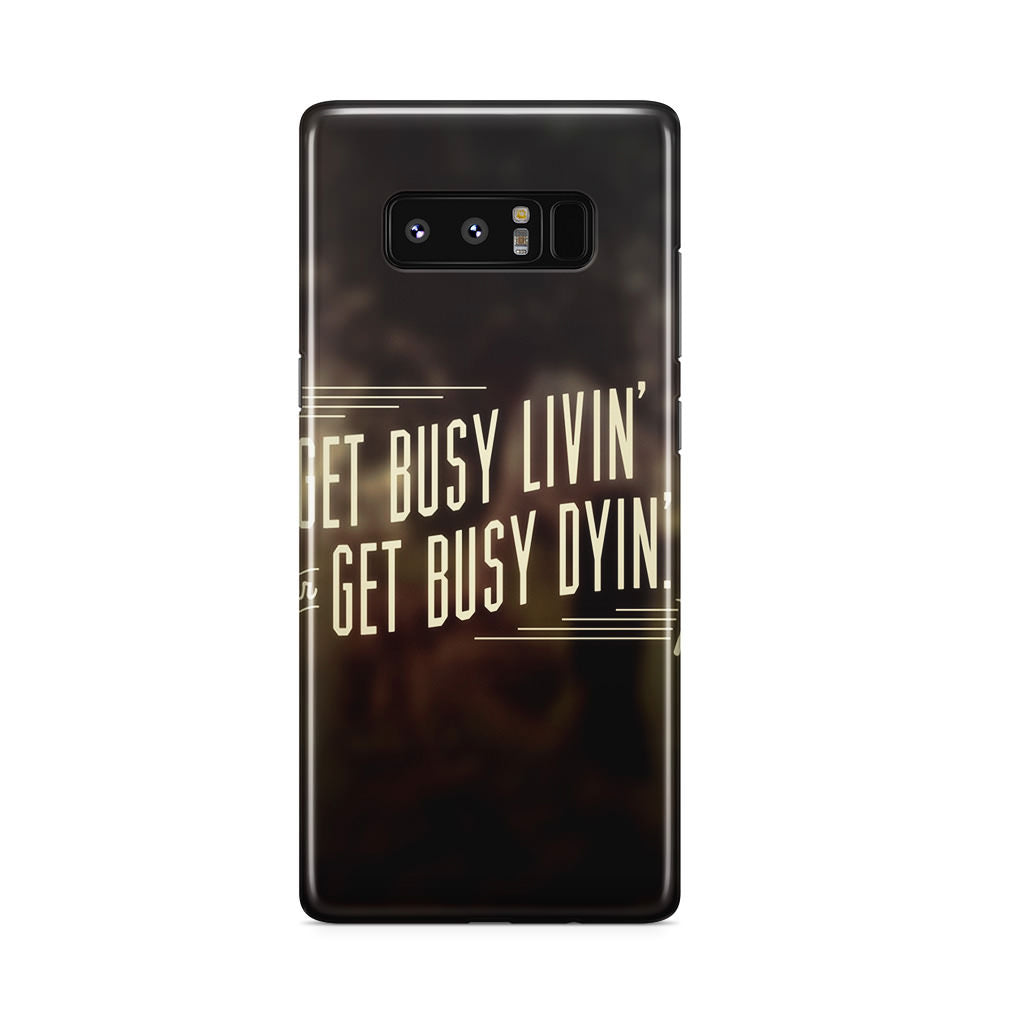 Get Living or Get Dying Galaxy Note 8 Case