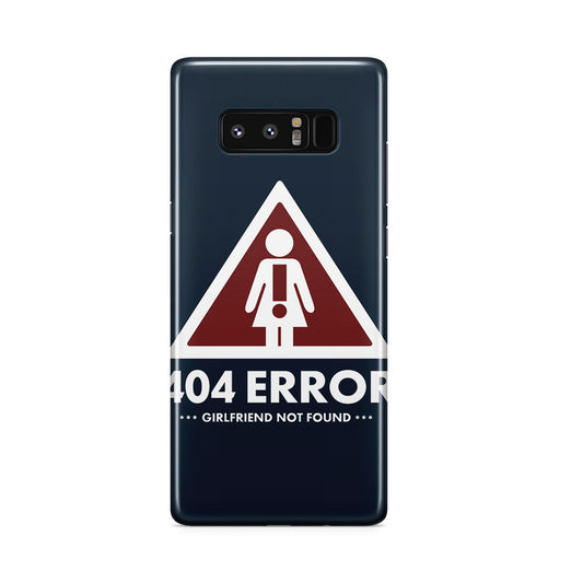 Girlfriend Not Found Error Galaxy Note 8 Case