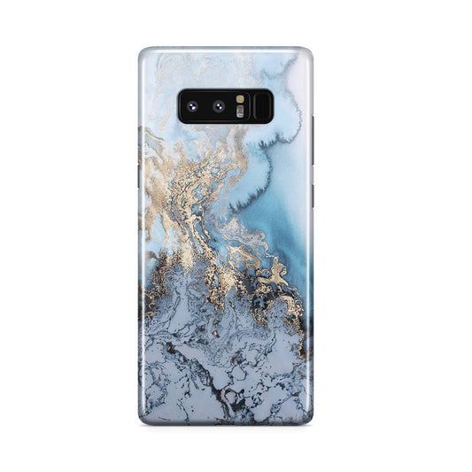 Golden Azure Marble Galaxy Note 8 Case