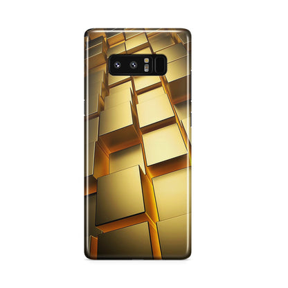 Golden Cubes Galaxy Note 8 Case