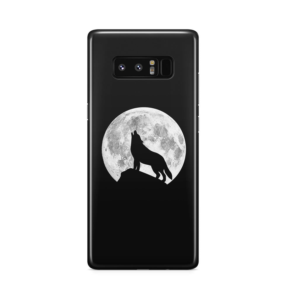 Howling Night Wolves Galaxy Note 8 Case