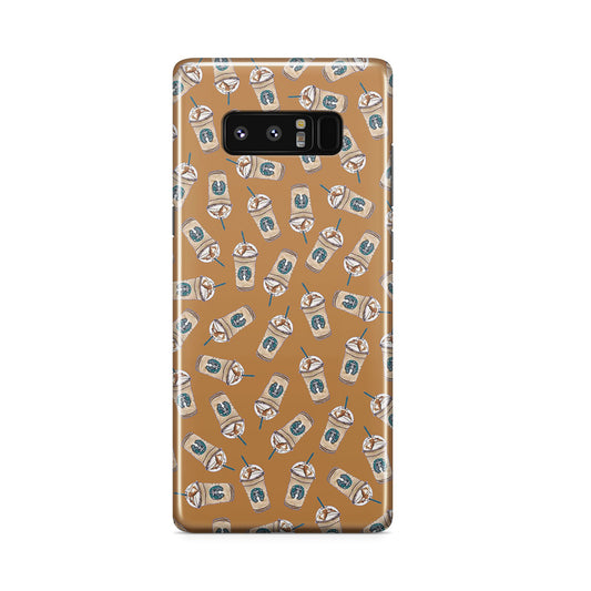 Iced Cappuccinos Lover Pattern Galaxy Note 8 Case