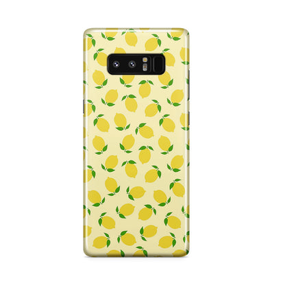 Lemons Fruit Pattern Galaxy Note 8 Case