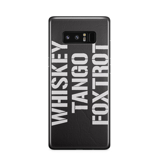 Military Signal Code Galaxy Note 8 Case