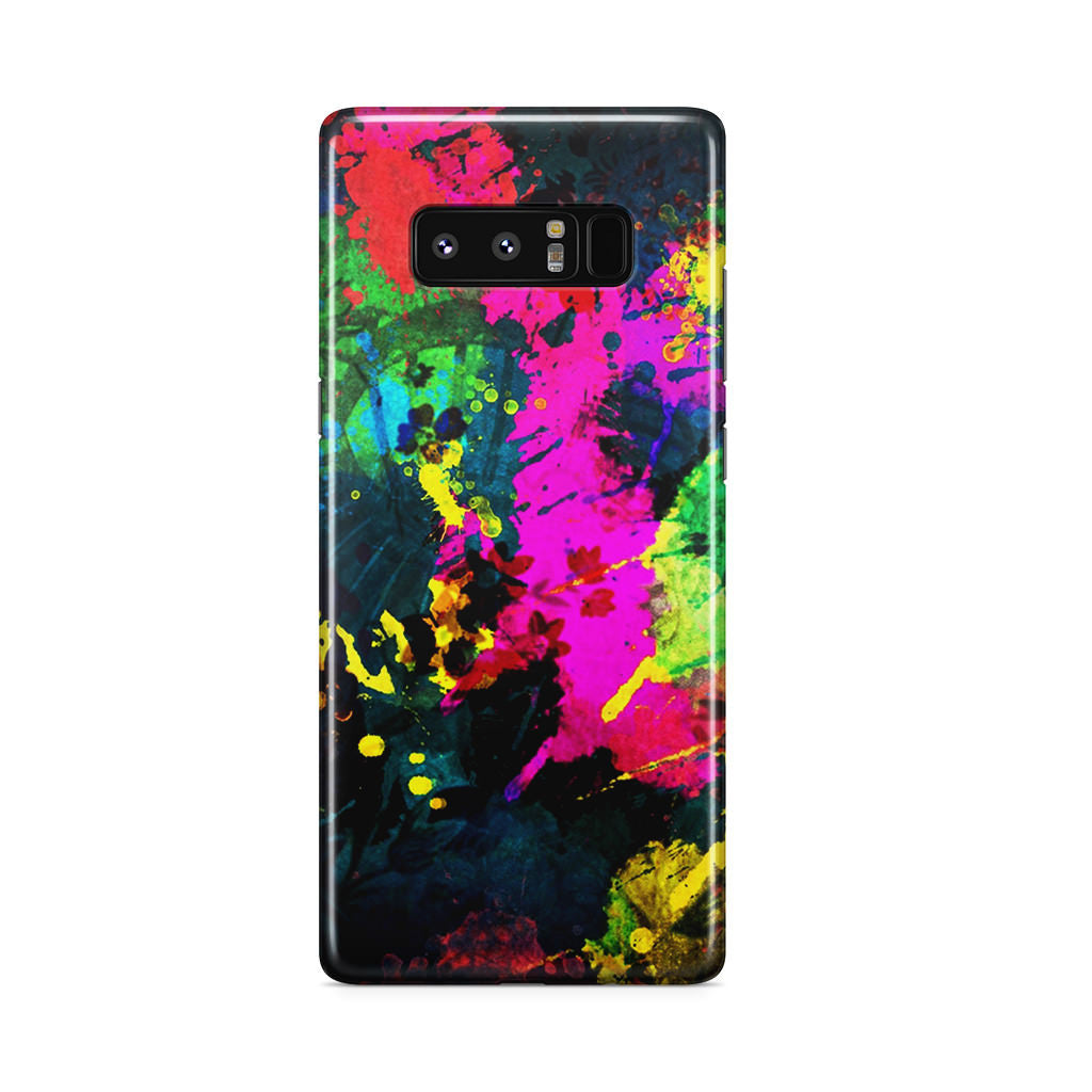 Mixture Colorful Paint Galaxy Note 8 Case