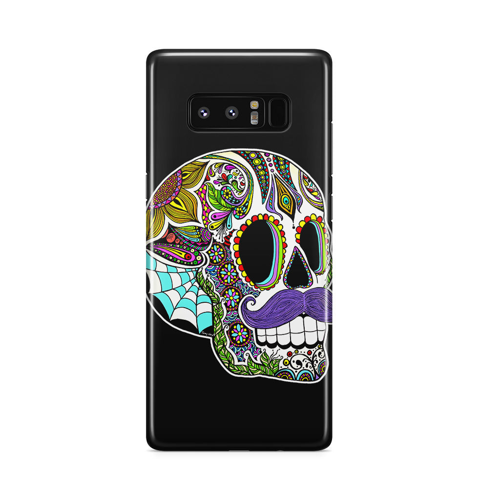 Mustache Sugar Skull Galaxy Note 8 Case