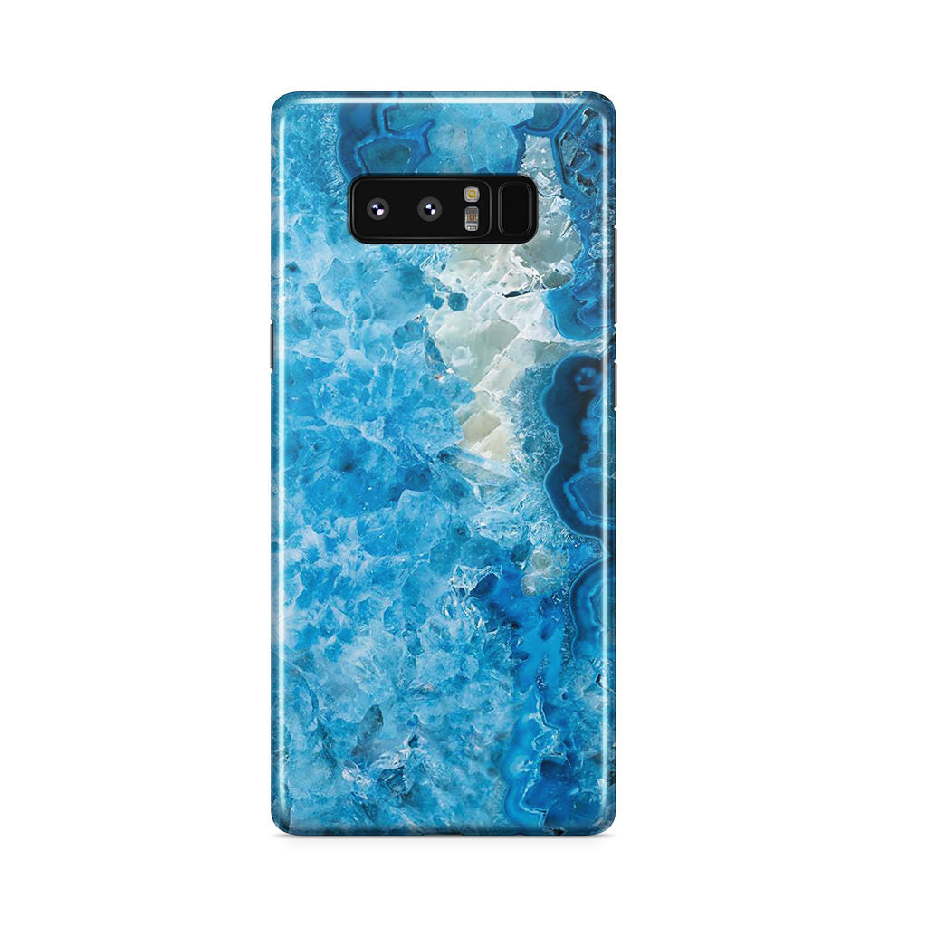 Navy Blue Marble Galaxy Note 8 Case