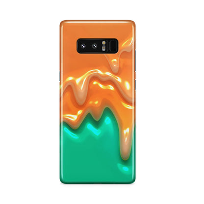 Orange Paint Dripping Galaxy Note 8 Case