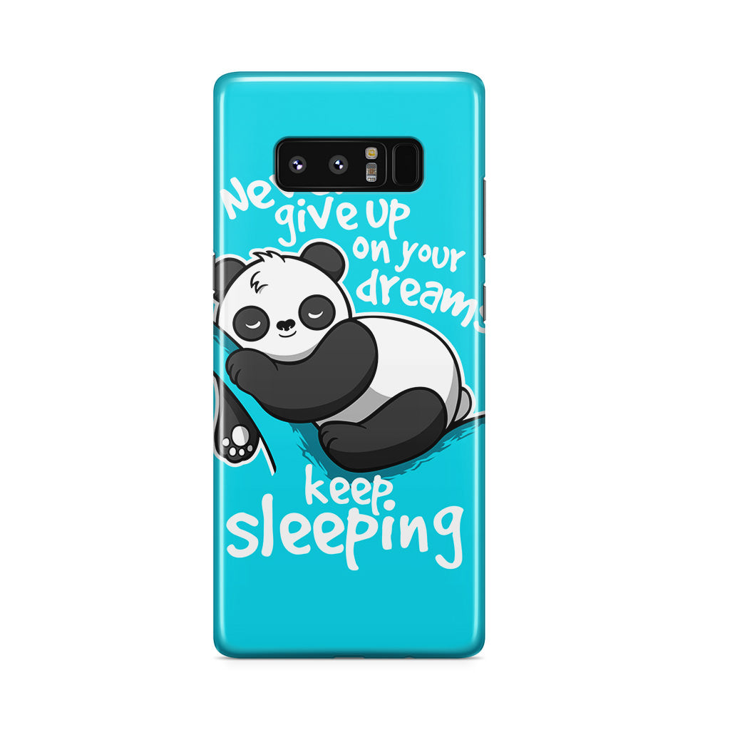 Panda Keep Sleeping Galaxy Note 8 Case