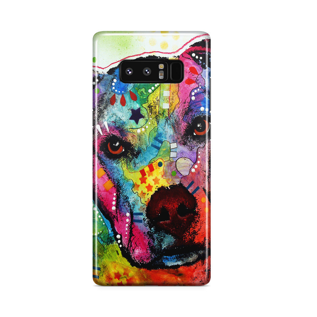 Pitbull Love Painting Galaxy Note 8 Case