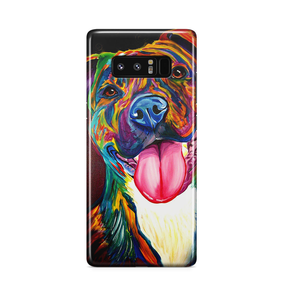 Pitbull Painting Art Galaxy Note 8 Case