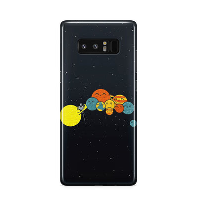 Planet Cute Illustration Galaxy Note 8 Case