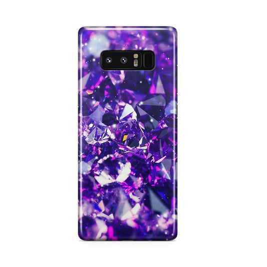 Purple Crystal Galaxy Note 8 Case