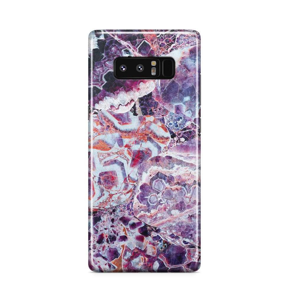 Purple Marble Galaxy Note 8 Case