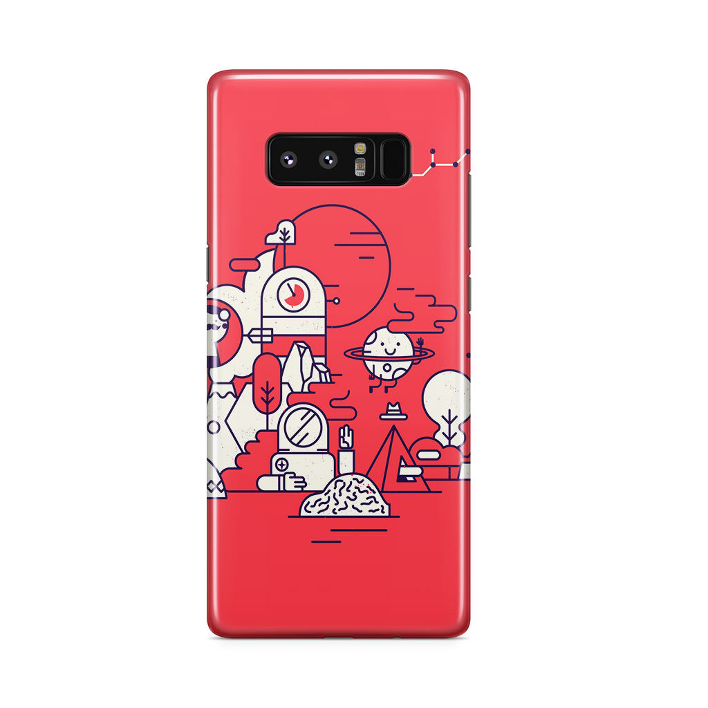 Red Planet Galaxy Note 8 Case