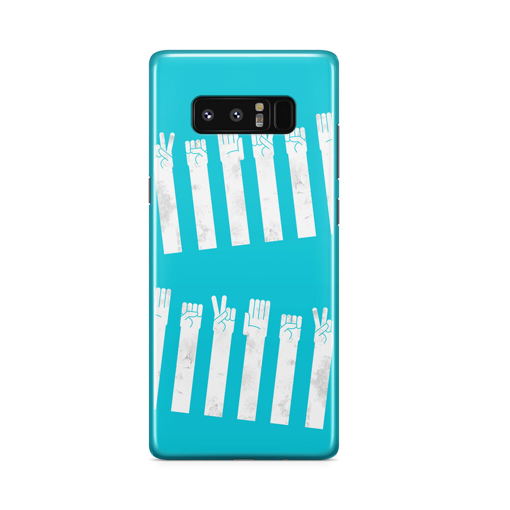 Rock–paper–scissors Zebra Crossing Galaxy Note 8 Case