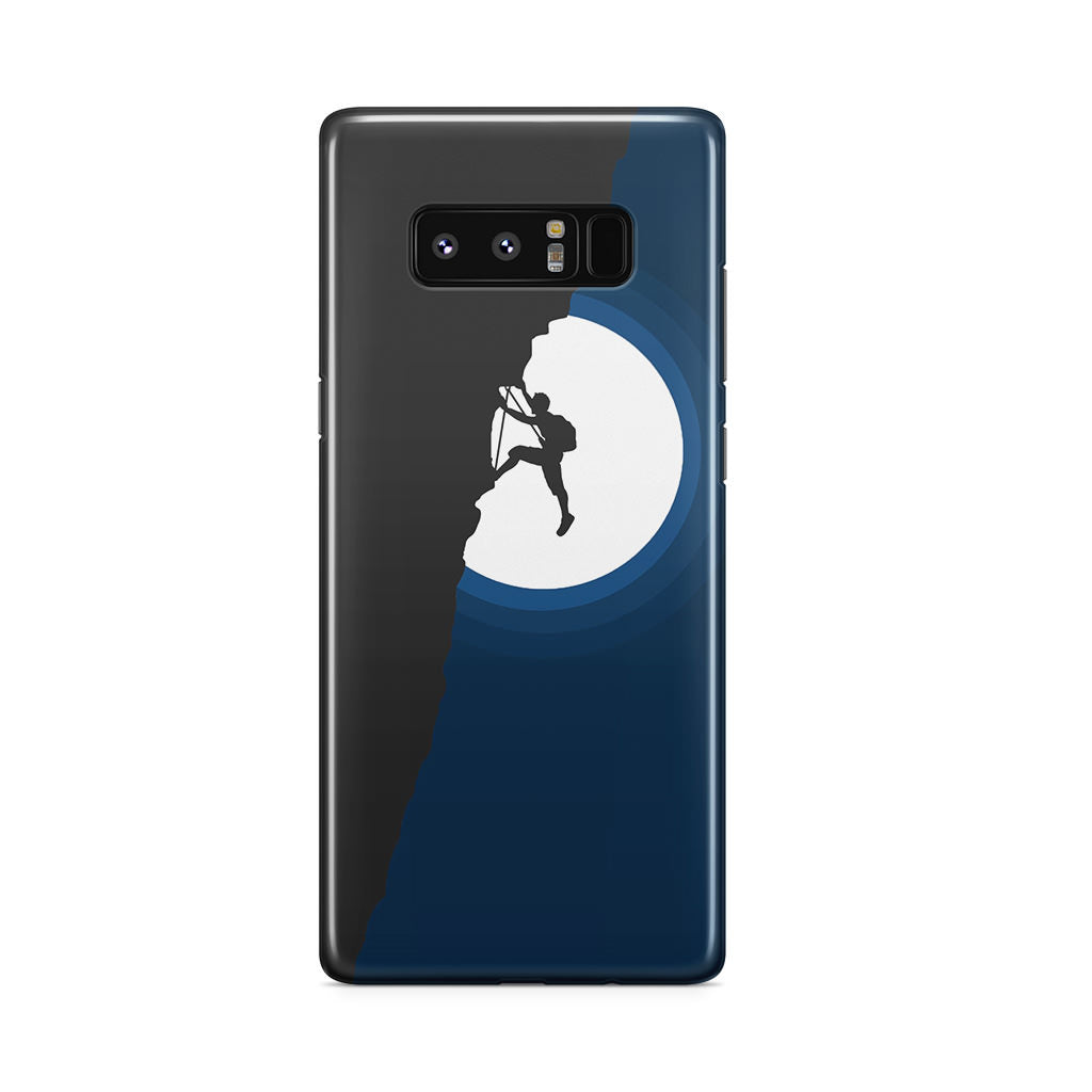 Silhouette of Climbers Galaxy Note 8 Case