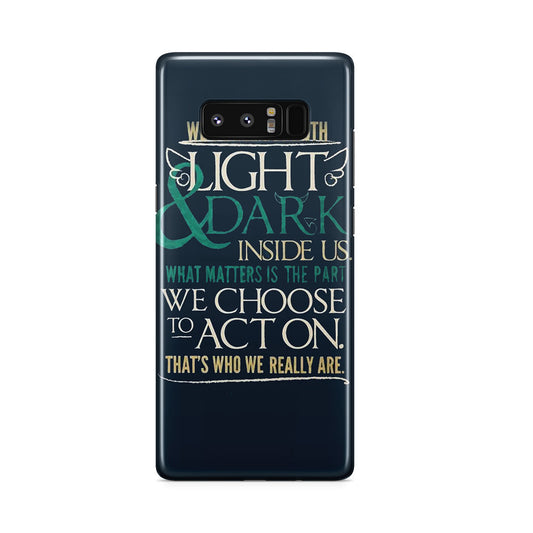 Sirius Black Quotes Galaxy Note 8 Case