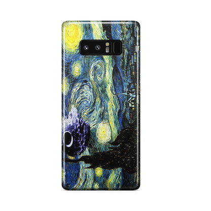 Skellington on a Starry Night Galaxy Note 8 Case