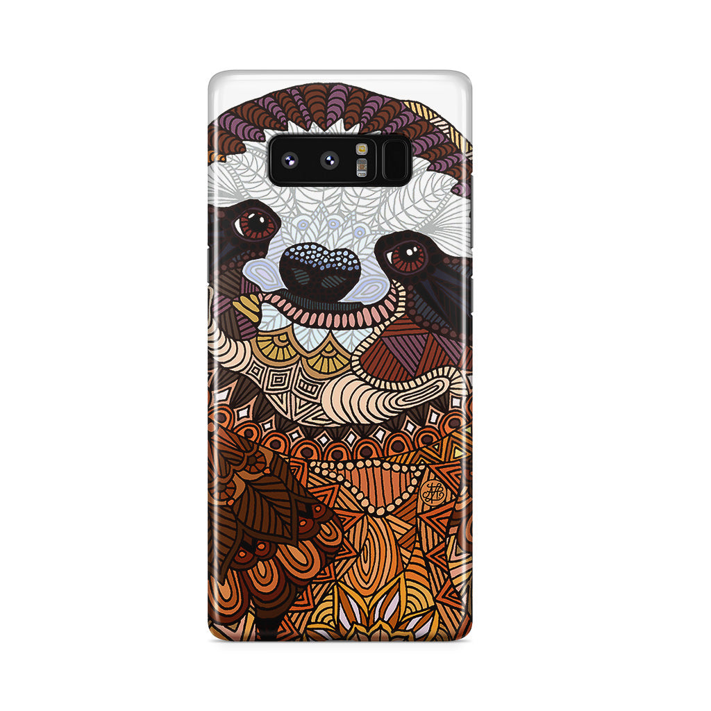 Sloth Ethnic Pattern Galaxy Note 8 Case