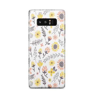 Spring Things Pattern Galaxy Note 8 Case