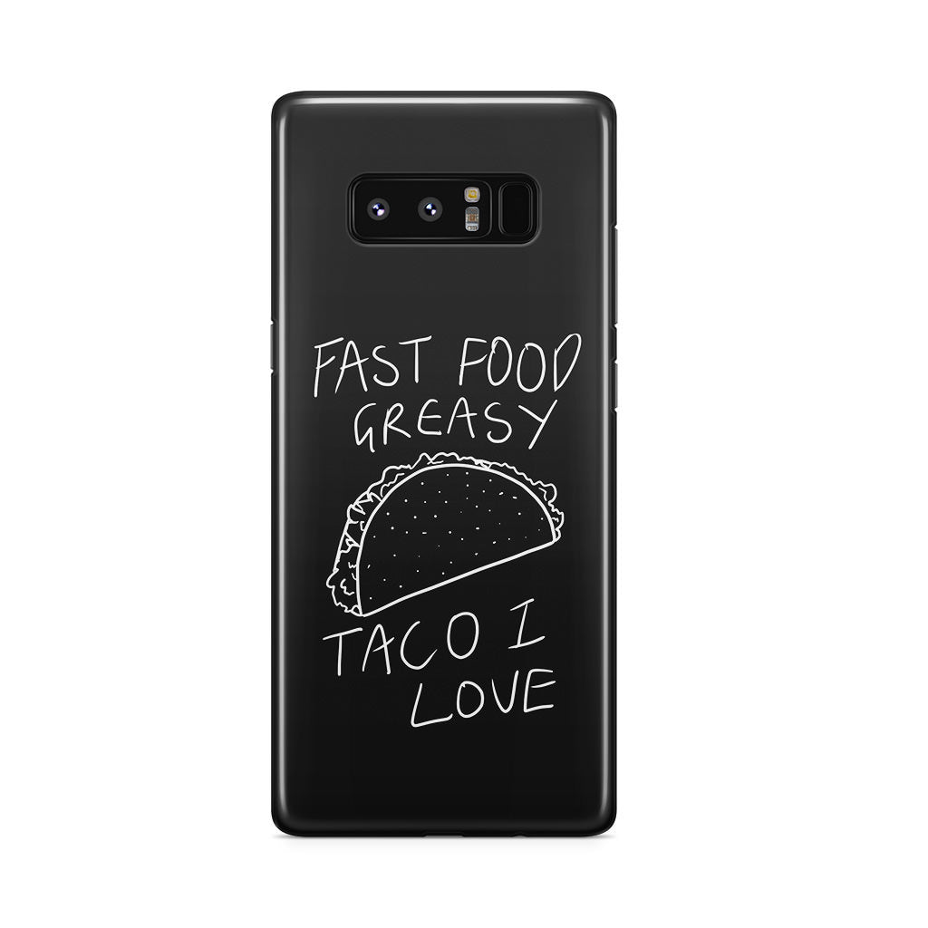 Taco Lover Galaxy Note 8 Case