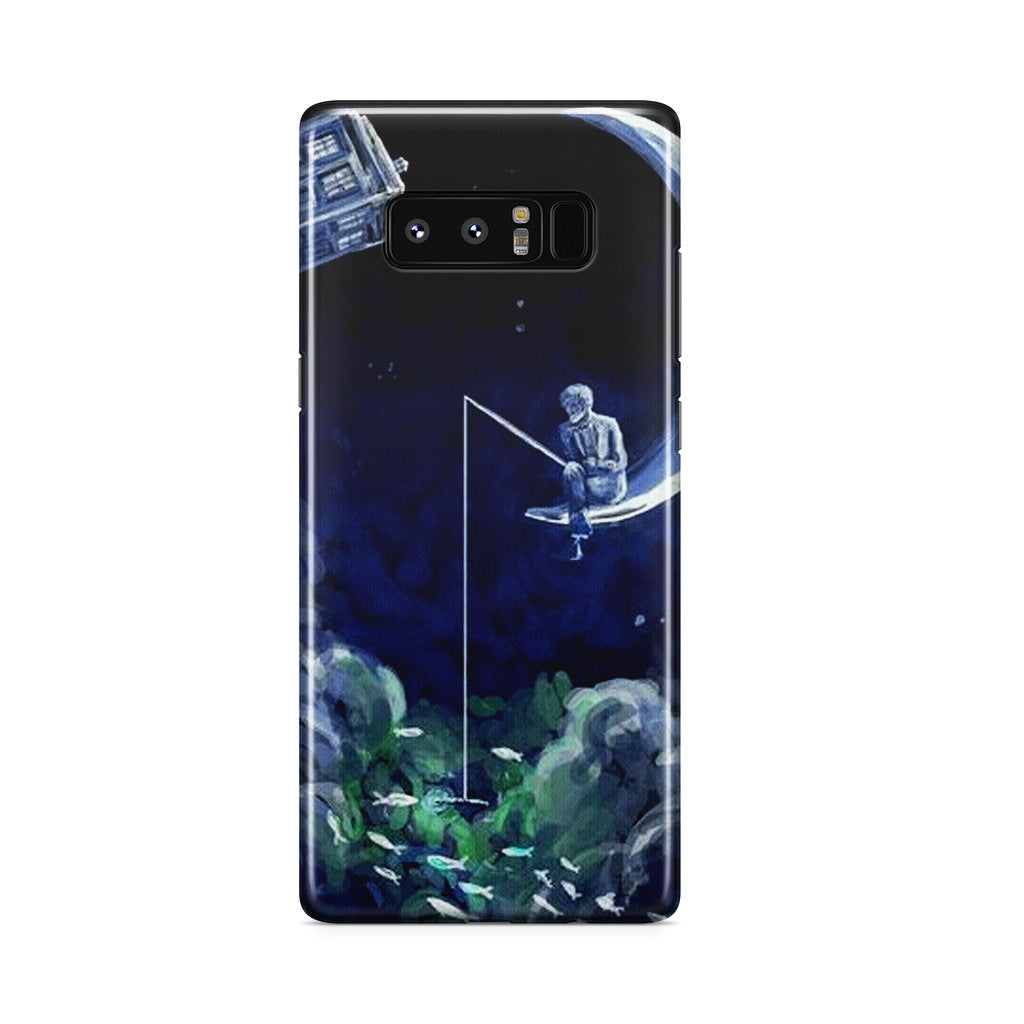 Tardis Walking To The Moon Galaxy Note 8 Case