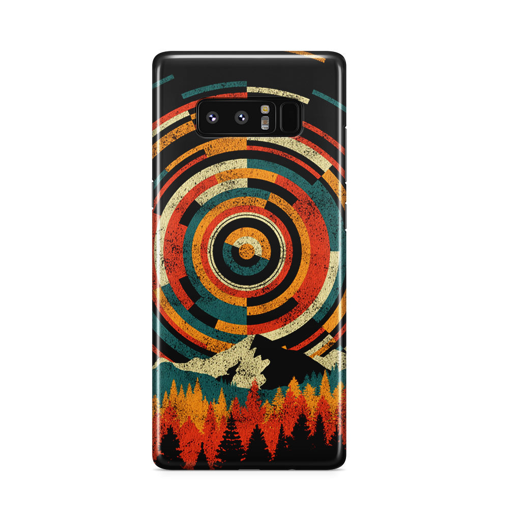 The Geometry Of Sunrise Galaxy Note 8 Case