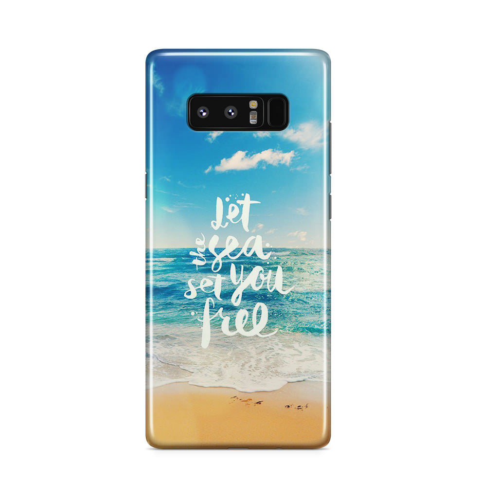 The Sea Set You Free Galaxy Note 8 Case