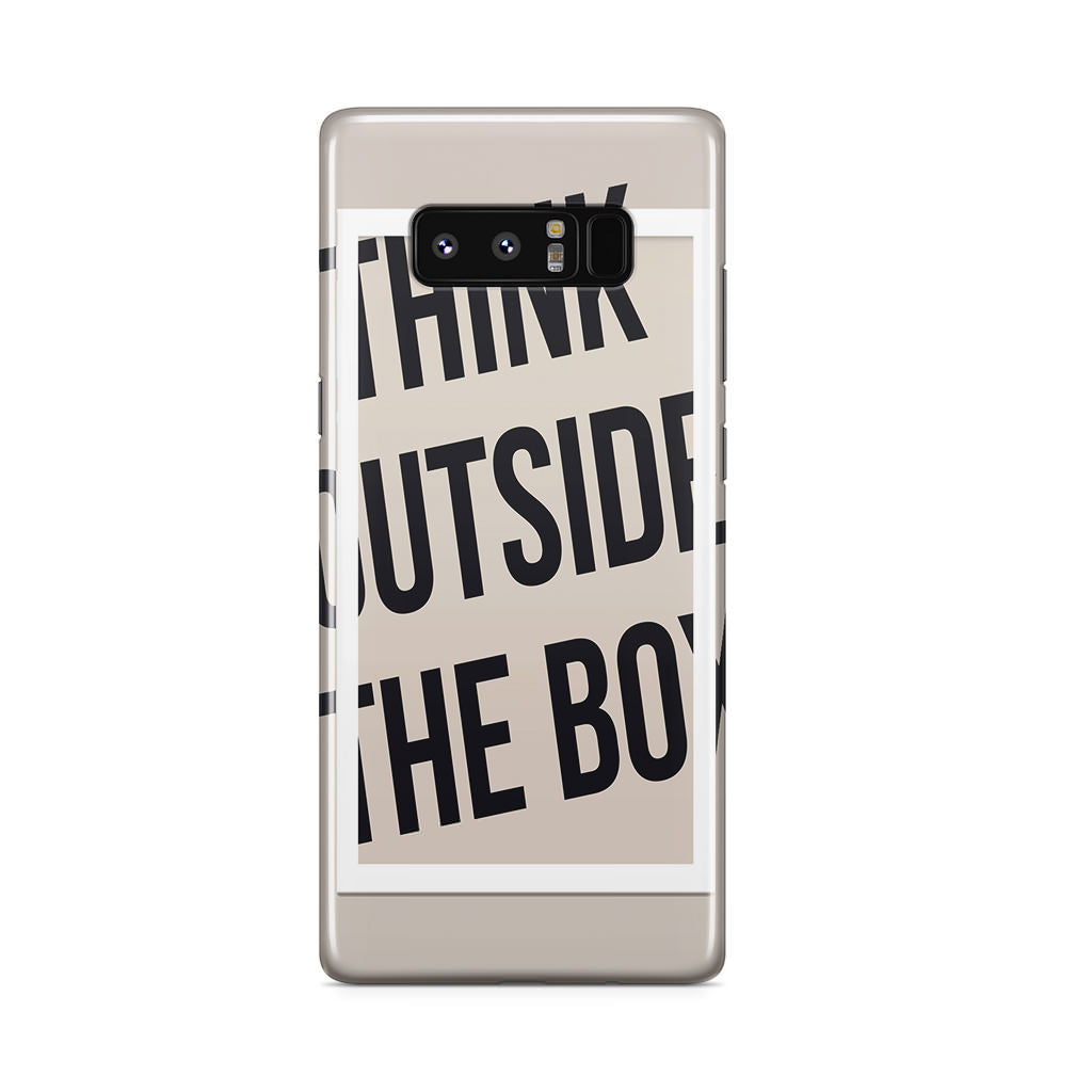 Think Outside The Box Galaxy Note 8 Case