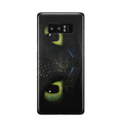 Toothless Dragon Eyes Close Up Galaxy Note 8 Case