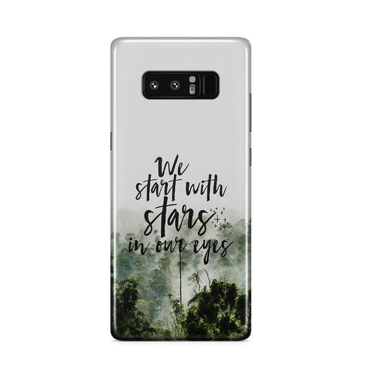 We Start with Stars Galaxy Note 8 Case