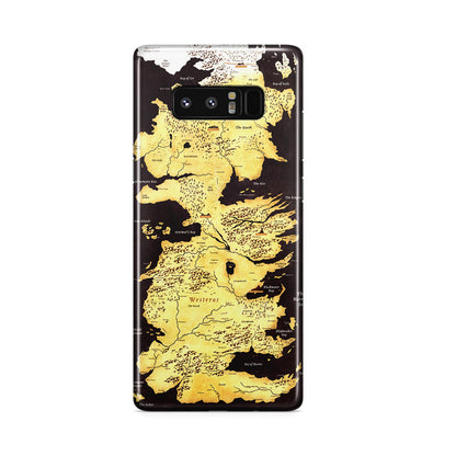 Westeros Map Galaxy Note 8 Case