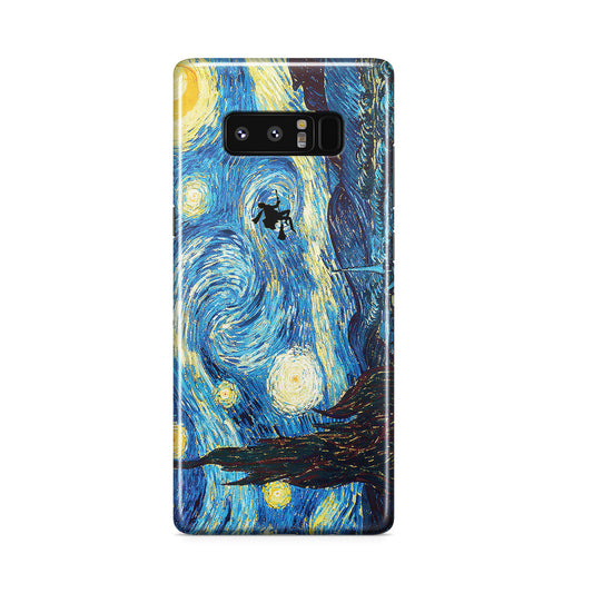 Witch on The Starry Night Sky Galaxy Note 8 Case