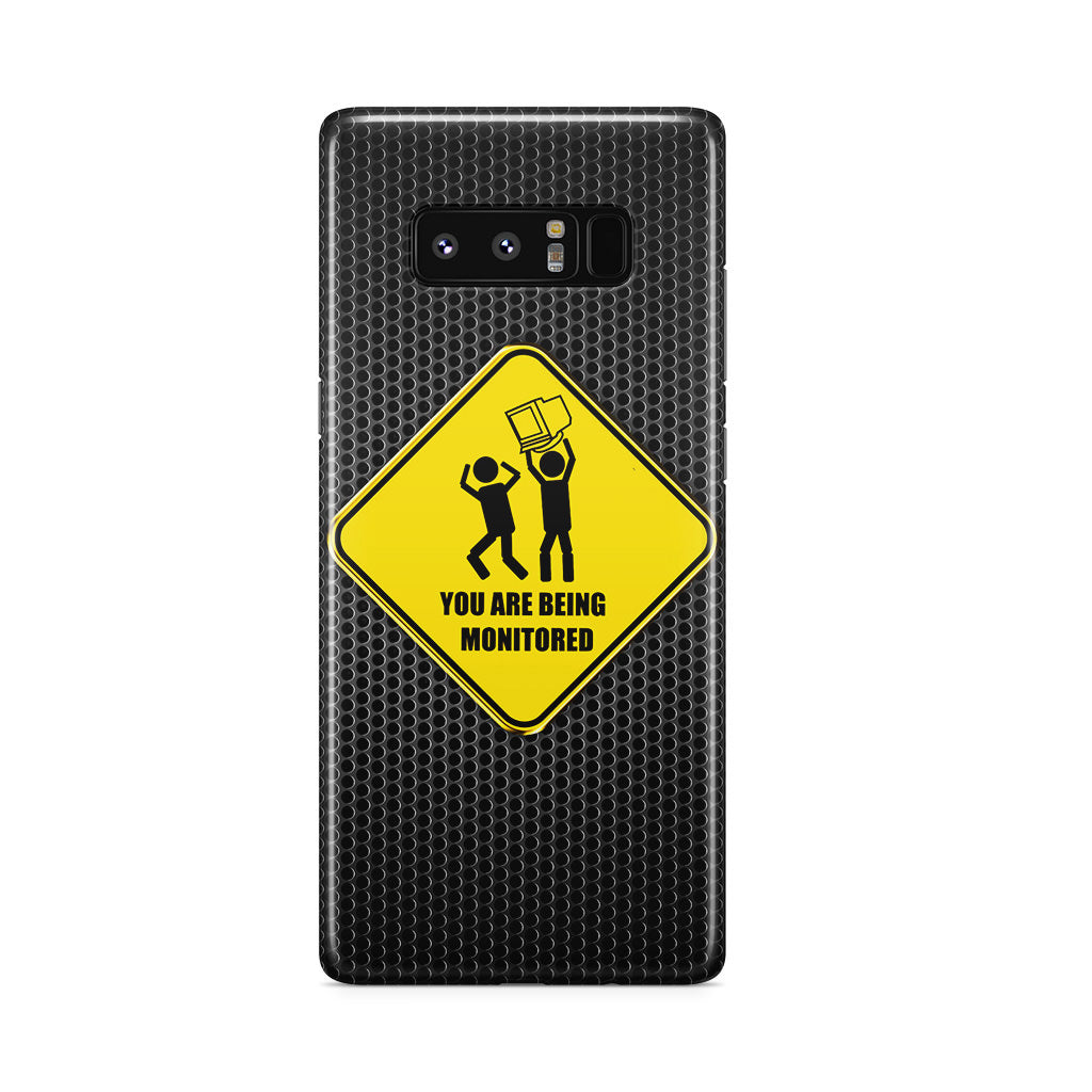 You Are Being Monitored Galaxy Note 8 Case